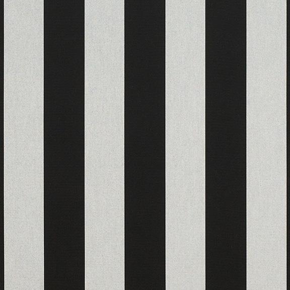Sunbrella® 5704 - 46" Beaufort Black/White 6 Bar