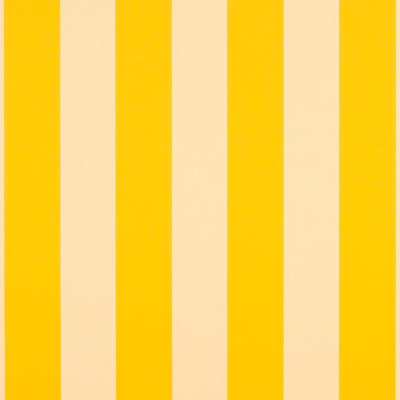 Sunbrella® 5702 - 46" Beaufort Yellow/White 6 Bar