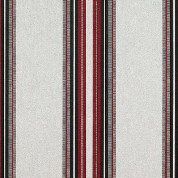 Sunbrella® 4798 - 46" Burgundy/Black/White