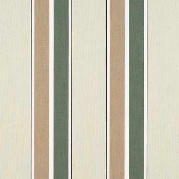 Sunbrella® 4959 - 46" Fern/Heather Beige Block Stripe