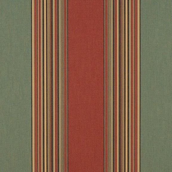 Sunbrella® 4969 - 46" Henna/Fern Vintage