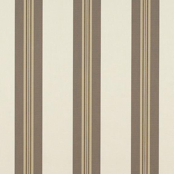 Sunbrella® 4945 - 46" Taupe Tailored Bar Stripe