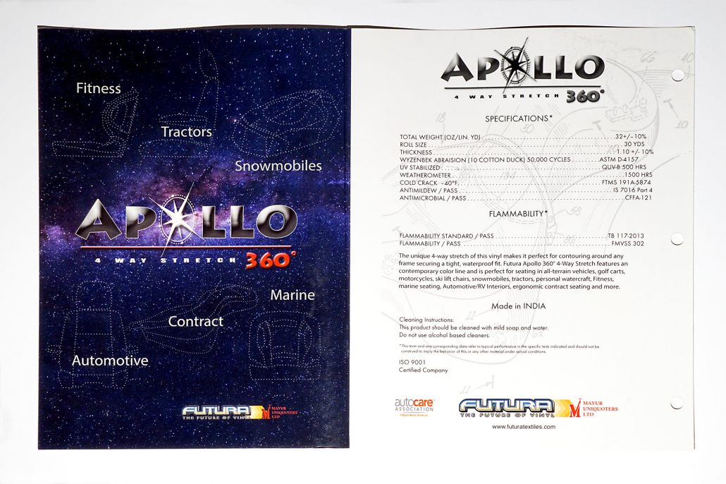 Apollo - 4 Way stretch marine grade vinyl