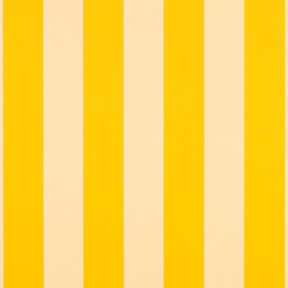 Sunbrella® 5702 - 46" Beaufort Yellow/White 6 Bar